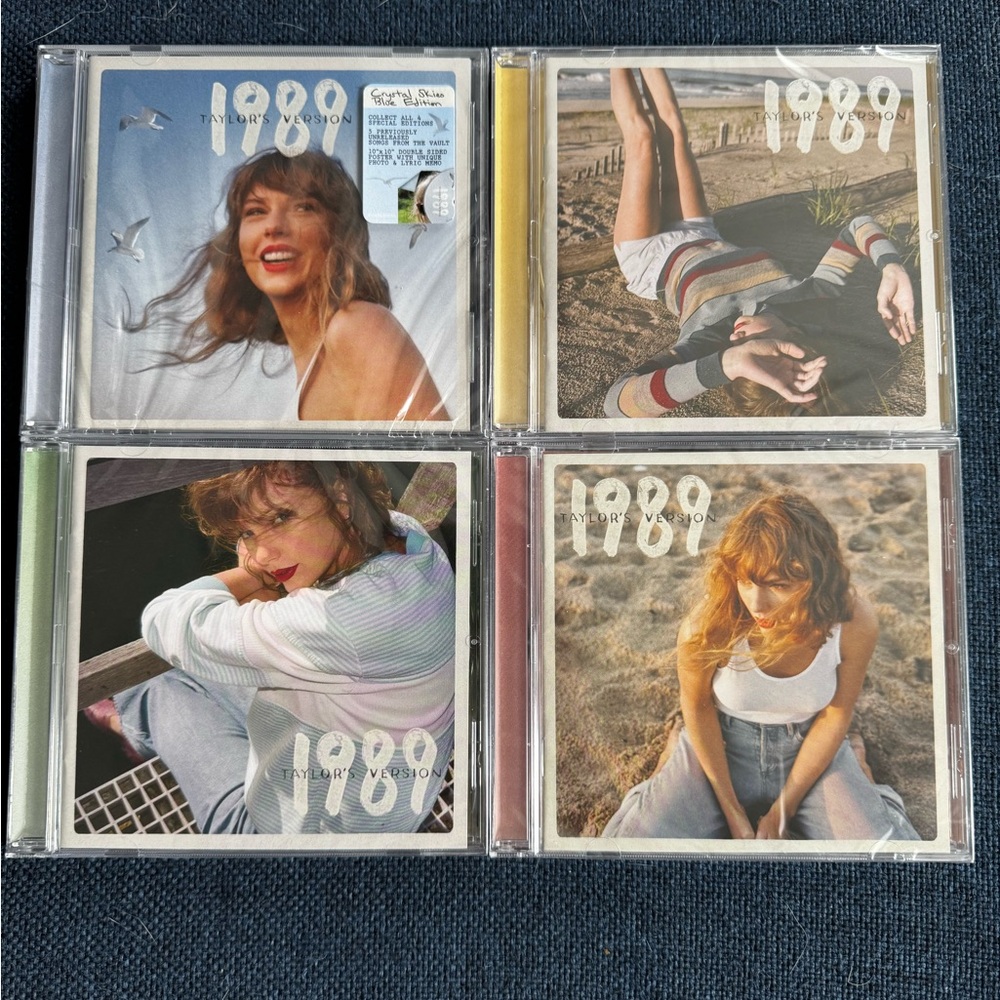 1989 (Taylor’s Version) CD variants unopened in mint condition.